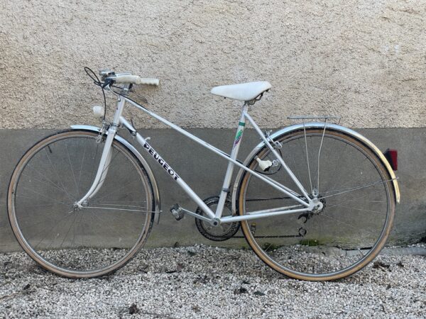 Peugeot cadre mixte blanc loubiclou